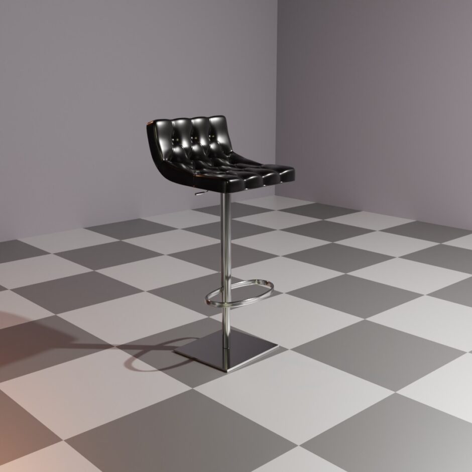 Club Chair - 3D Model - Blender